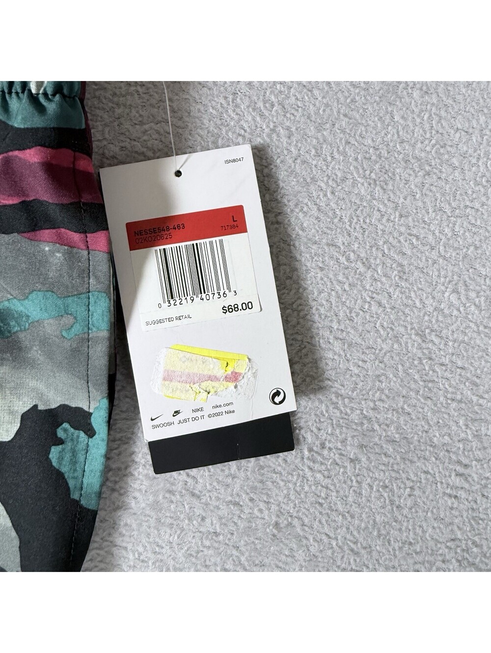 Nike Swim Classic Camo 5" Volley Shorts 4-Way Stretch Large NESSE548-463 New - Picture 6 of 6